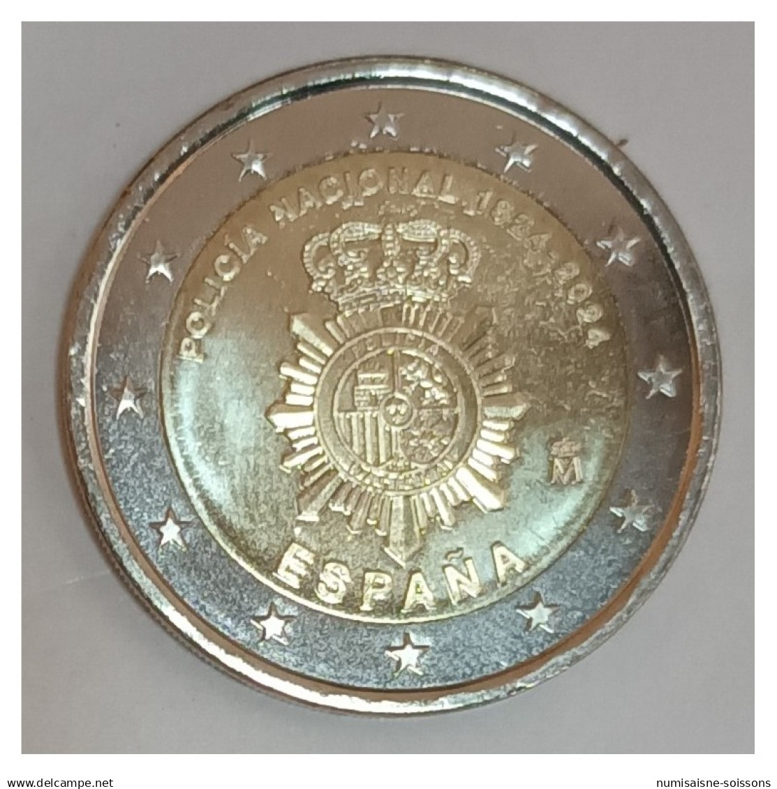 ESPAGNE - 2 EURO 2024 - 200 ANS DE LA POLICE NATIONALE - Spagna