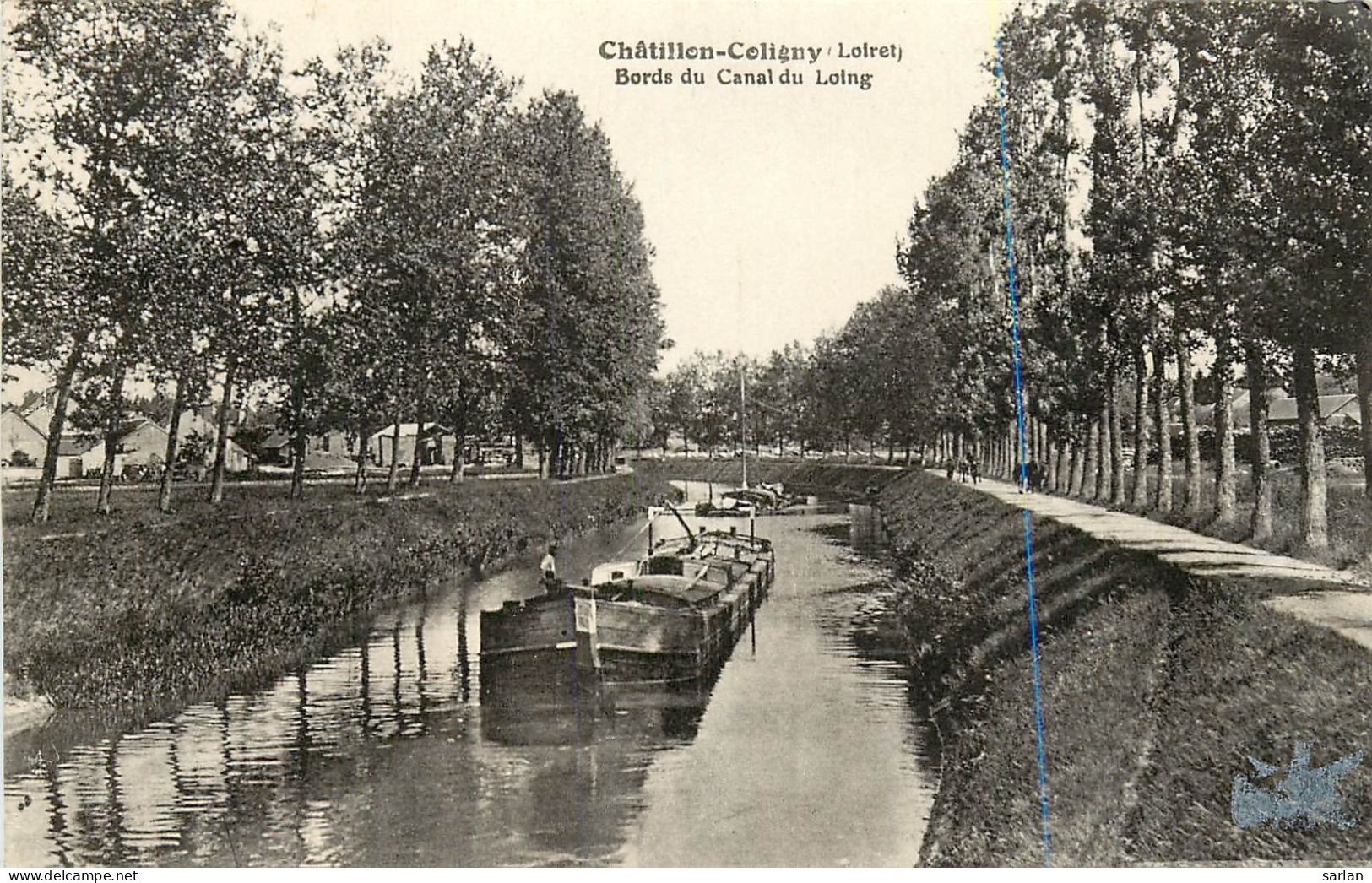 45 , CHATILLON COLIGNY , Bord Du Canal Du Loing , Batellerie , *  461 75 - Chatillon Coligny