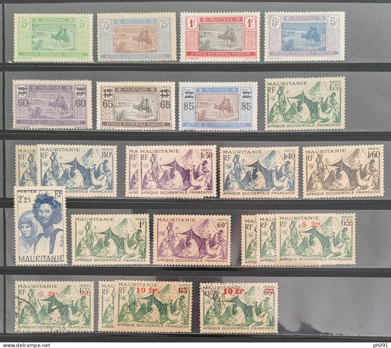 MAURITANIE    Petit Lot De Timbres Neufs Et Oblitérés - Other & Unclassified