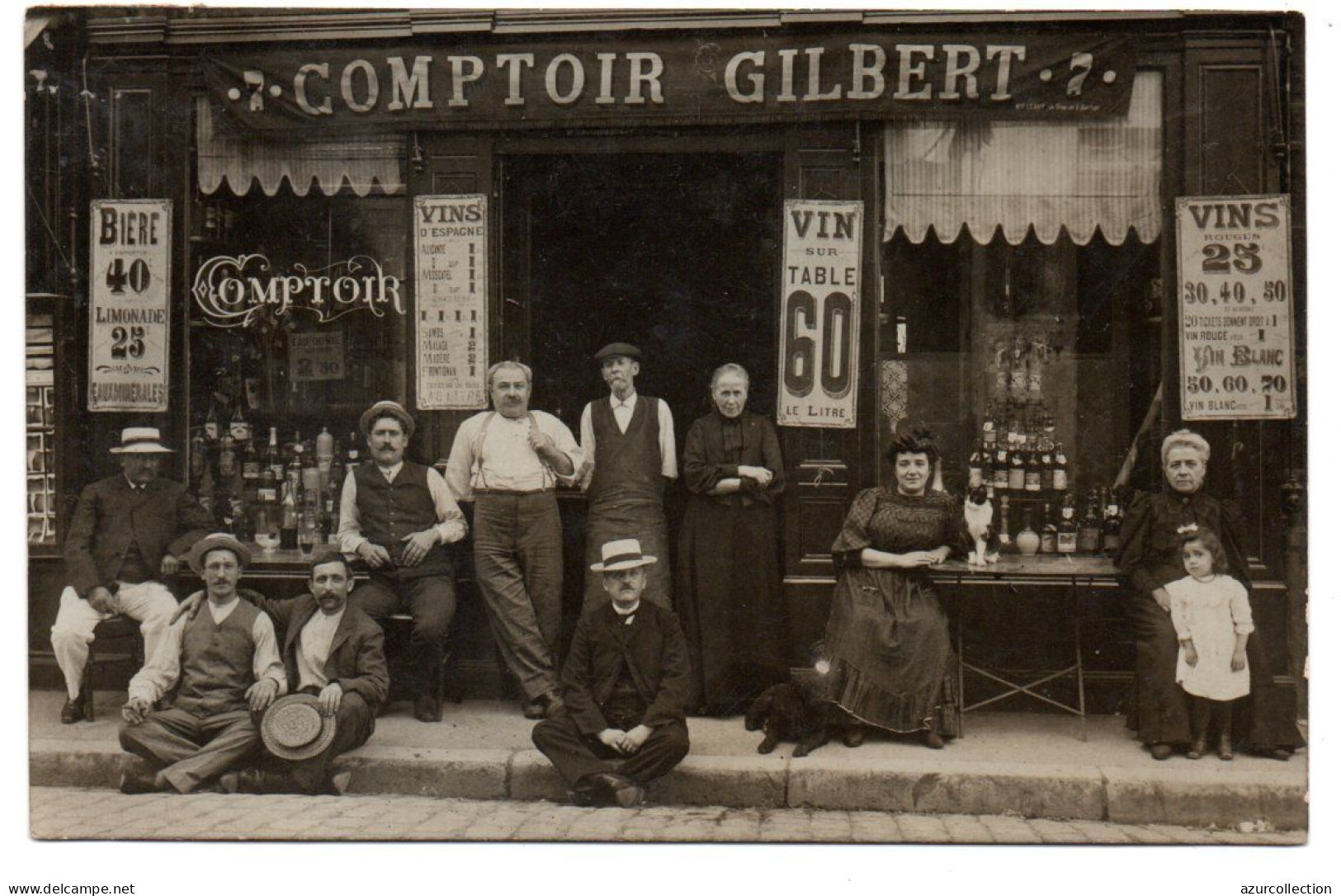 La Croix-Rousse. Devanture Comptoir Gilbert. Carte Photo Animée - Lyon 4