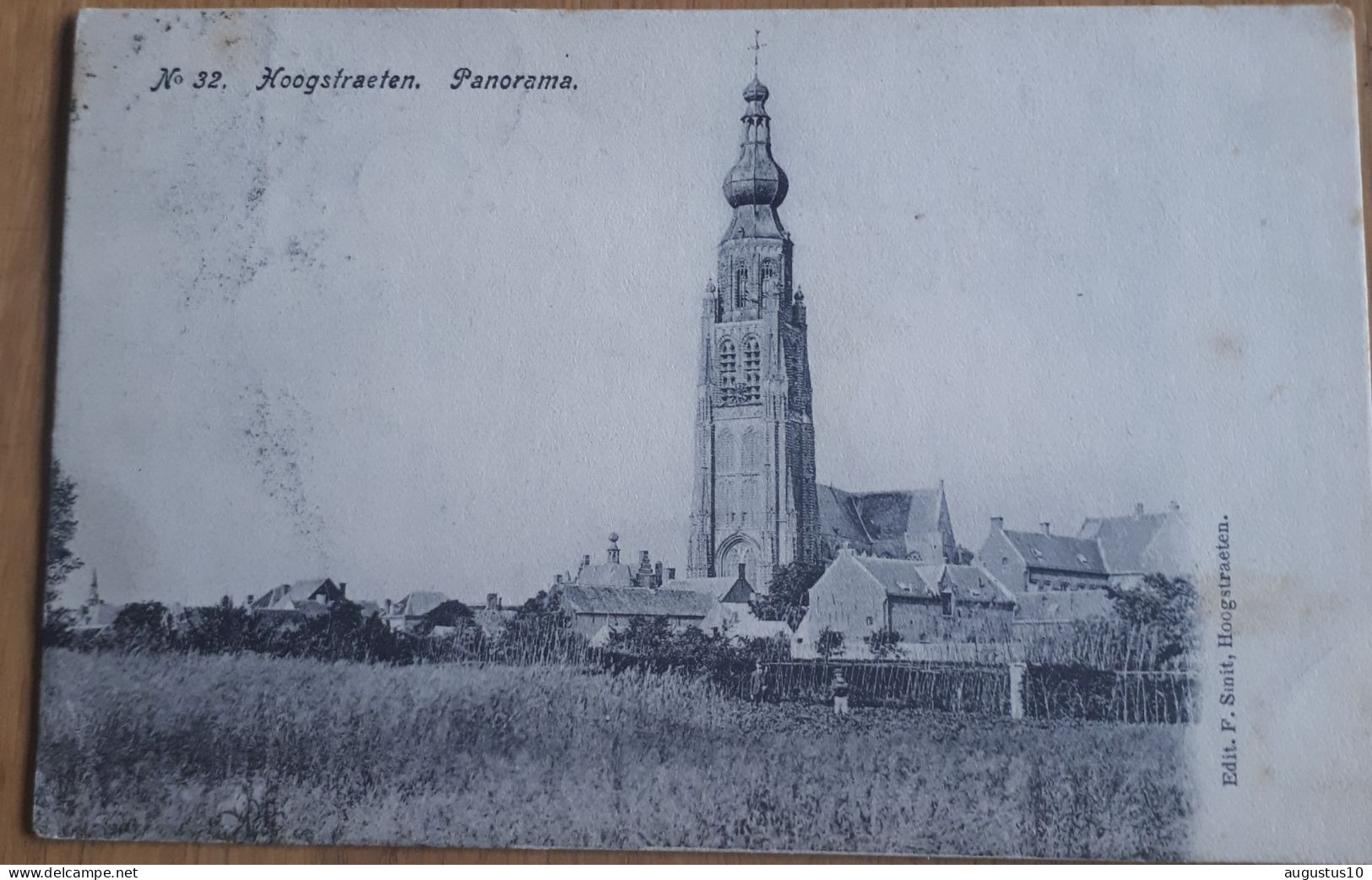 HOOGSTRATEN: Oude Postkaart 1903 PANORAMA  Ed. F.SMIT Nr.32 Gelopen Met Zegel 5ct. - Hoogstraten