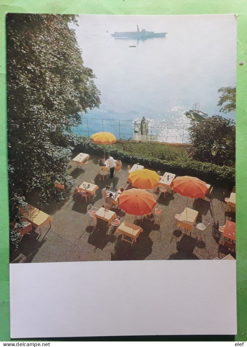 LA TOUR DE PEILZ,Vaud Suisse, Lac Leman, Hôtel RIVE REINE , La Terrasse,  Ed Klausfelder, TB - La Tour-de-Peilz