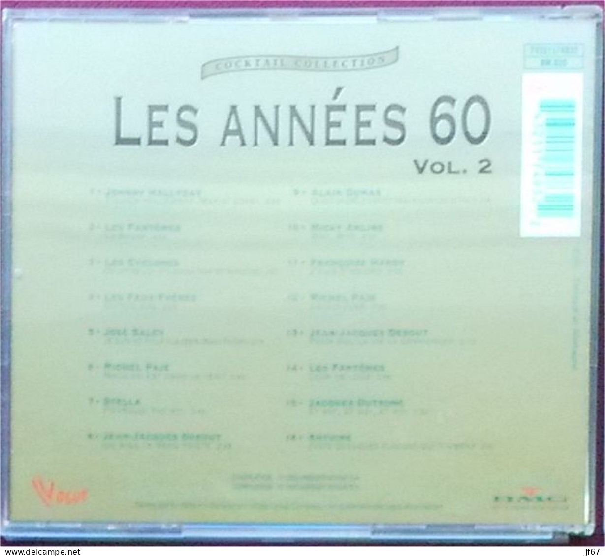 Les Années 60 Vol. 2 - Autres - Musique Française