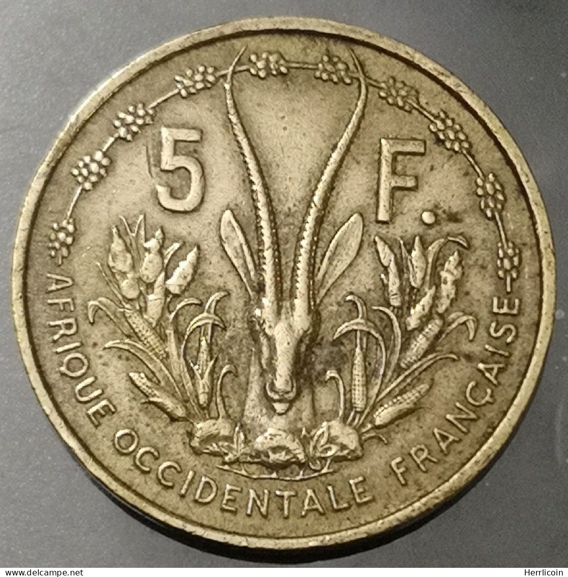 Monnaie Afrique Occidentale Française - 1956  - 5 Francs - French West Africa