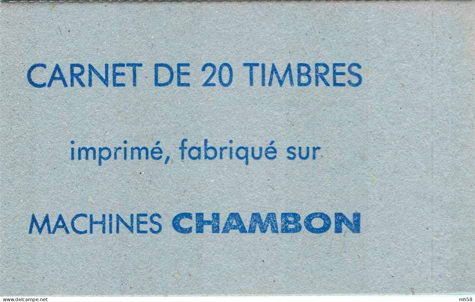 FRANCE - Carnet Essai Chambon - Beauté De Palmyre Polychrome - YT BP 1a / ACCP ES 146 - Essais, Non-émis & Vignettes Expérimentales