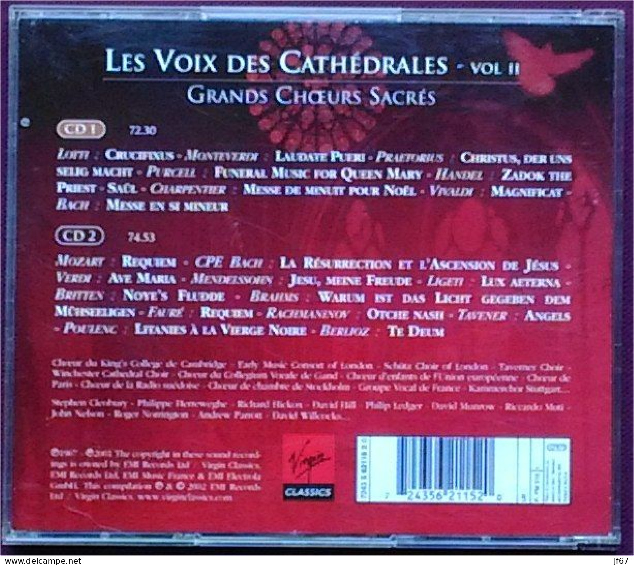 Les Voix Des Cathédrales Vol. 2 (Double CD) - Canciones Religiosas Y  Gospels