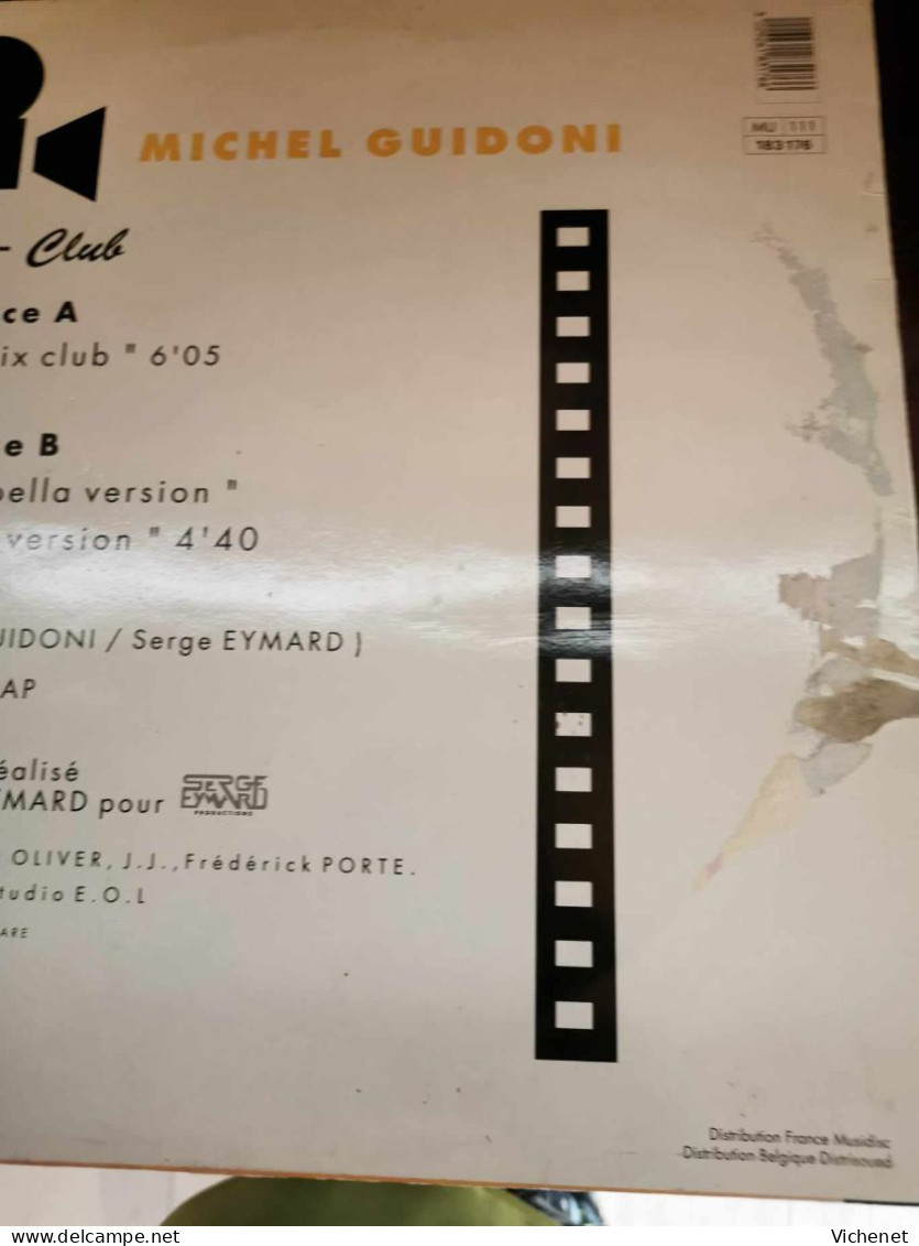 Michel Guidoni – Ciné Club - Maxi - 45 G - Maxi-Single