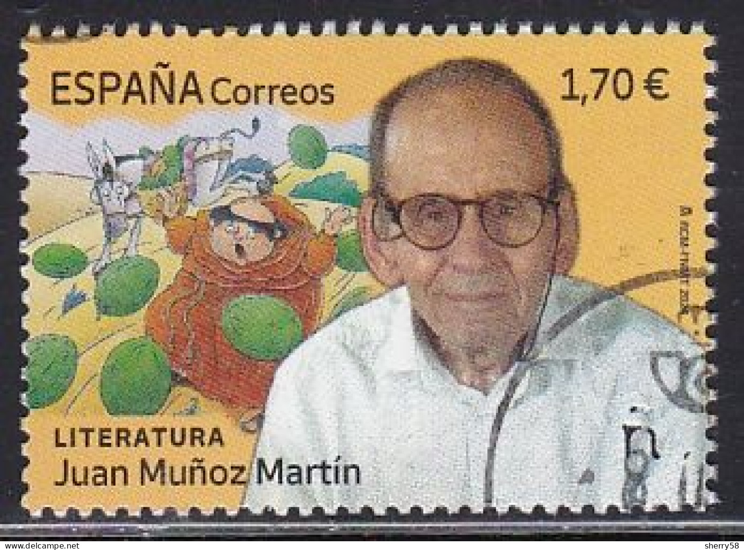 2024-ED. 5726 -Literatura. Juan Muñoz Martín- USADO - Oblitérés