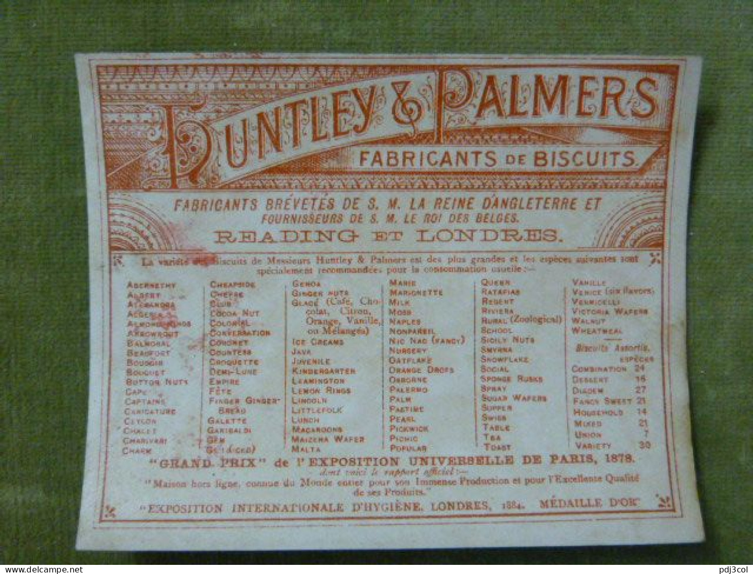INDIANS - INDIENS - INDIANER - Biscuits HUNTLEY & PALMERS - Other & Unclassified