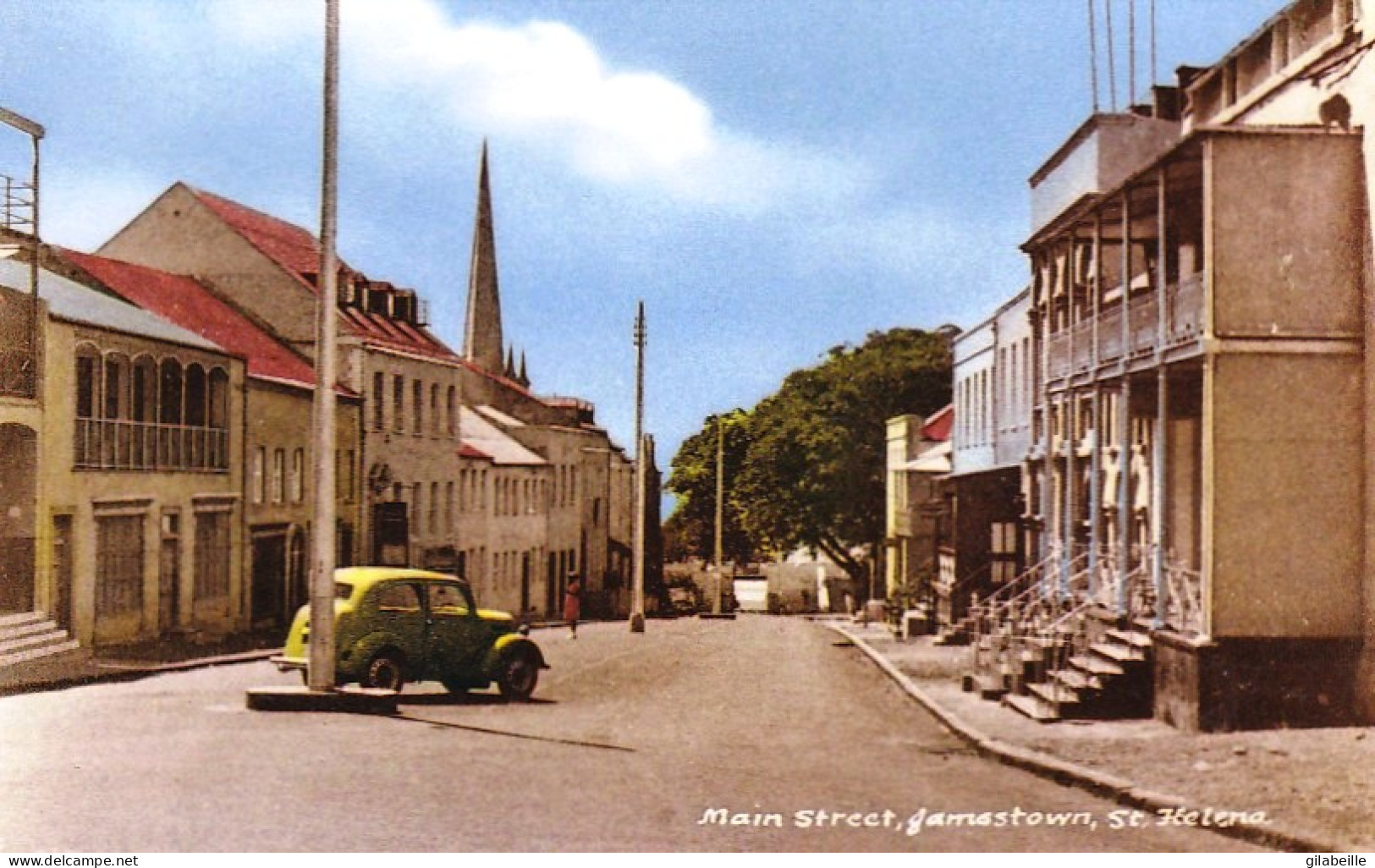 SAINTE HELENE - SAINT HELENA - Main Street - Gamestown - Saint Helena Island