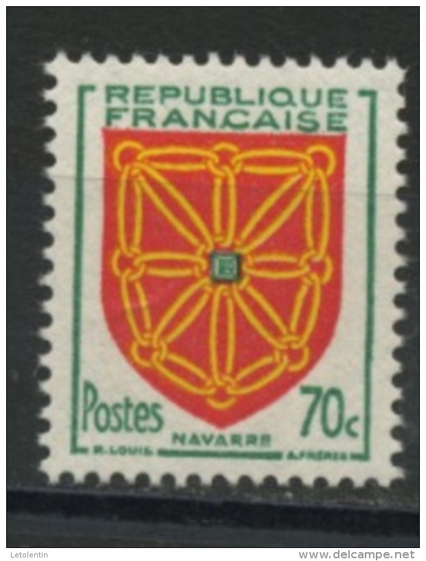 FRANCE -  ARMOIRIE NAVARRE - N° Yvert  1000** - 1941-66 Armoiries Et Blasons