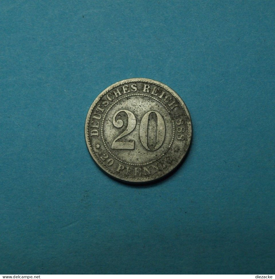 Kaiserreich 1888 D 20 Pfennig, KleinerAdler (M5264 - Other & Unclassified