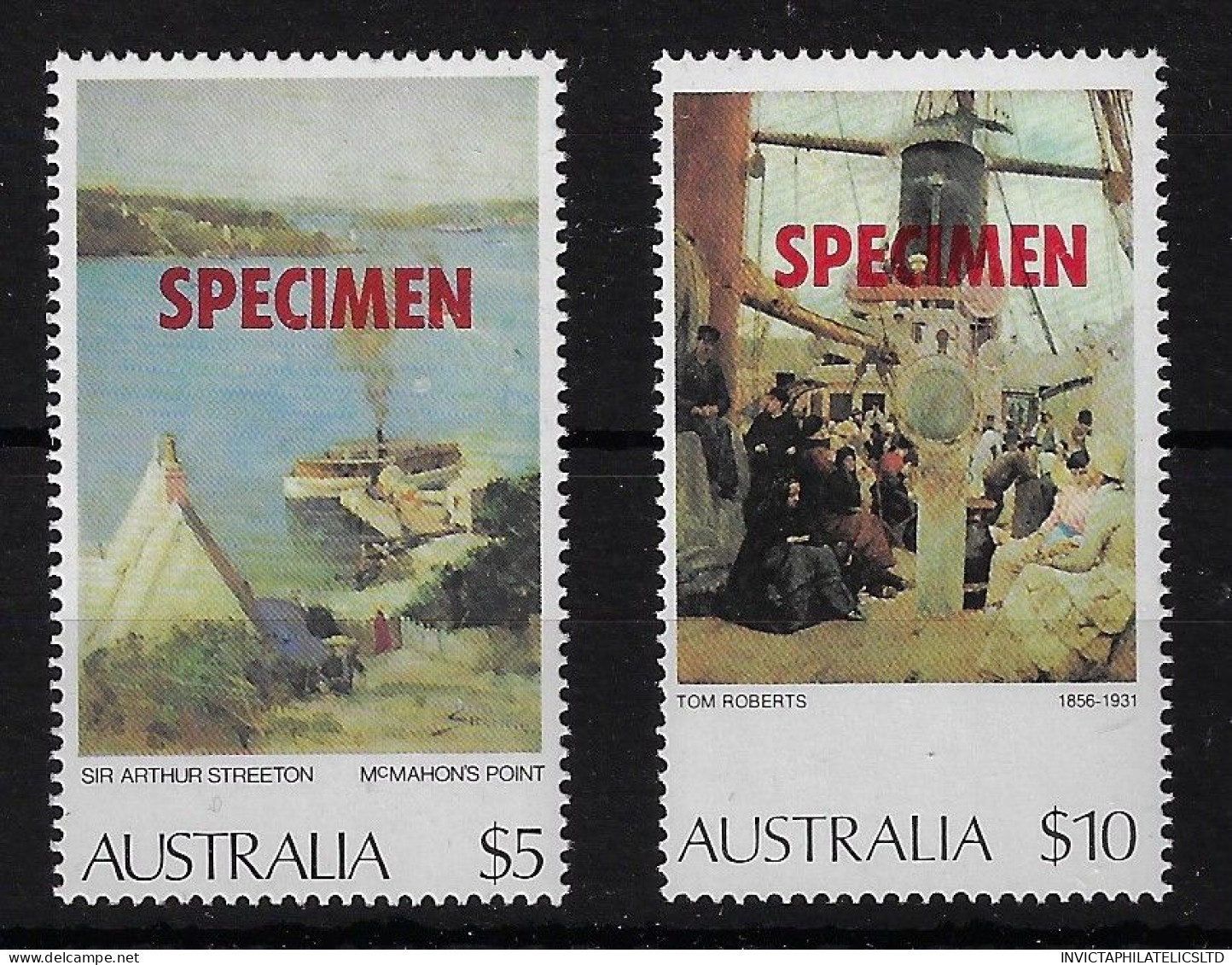 AUSTRALIA SG567S/567AS, $5 + $10 "SPECIMEN" OVPTS MNH - Nuovi