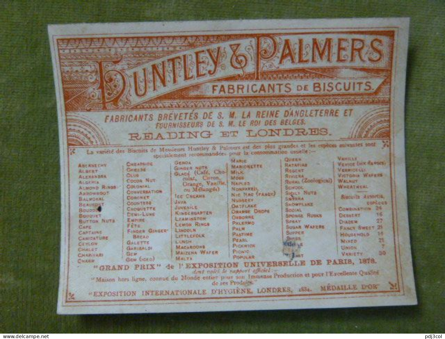 EGYPTIANS - EGYPTIENS - AEGYPTER - Biscuits HUNTLEY & PALMERS - Sonstige & Ohne Zuordnung