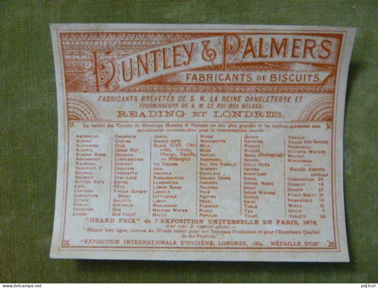 GREEKS - GRECS - GRIECHEN - Biscuits HUNTLEY & PALMERS - Other & Unclassified