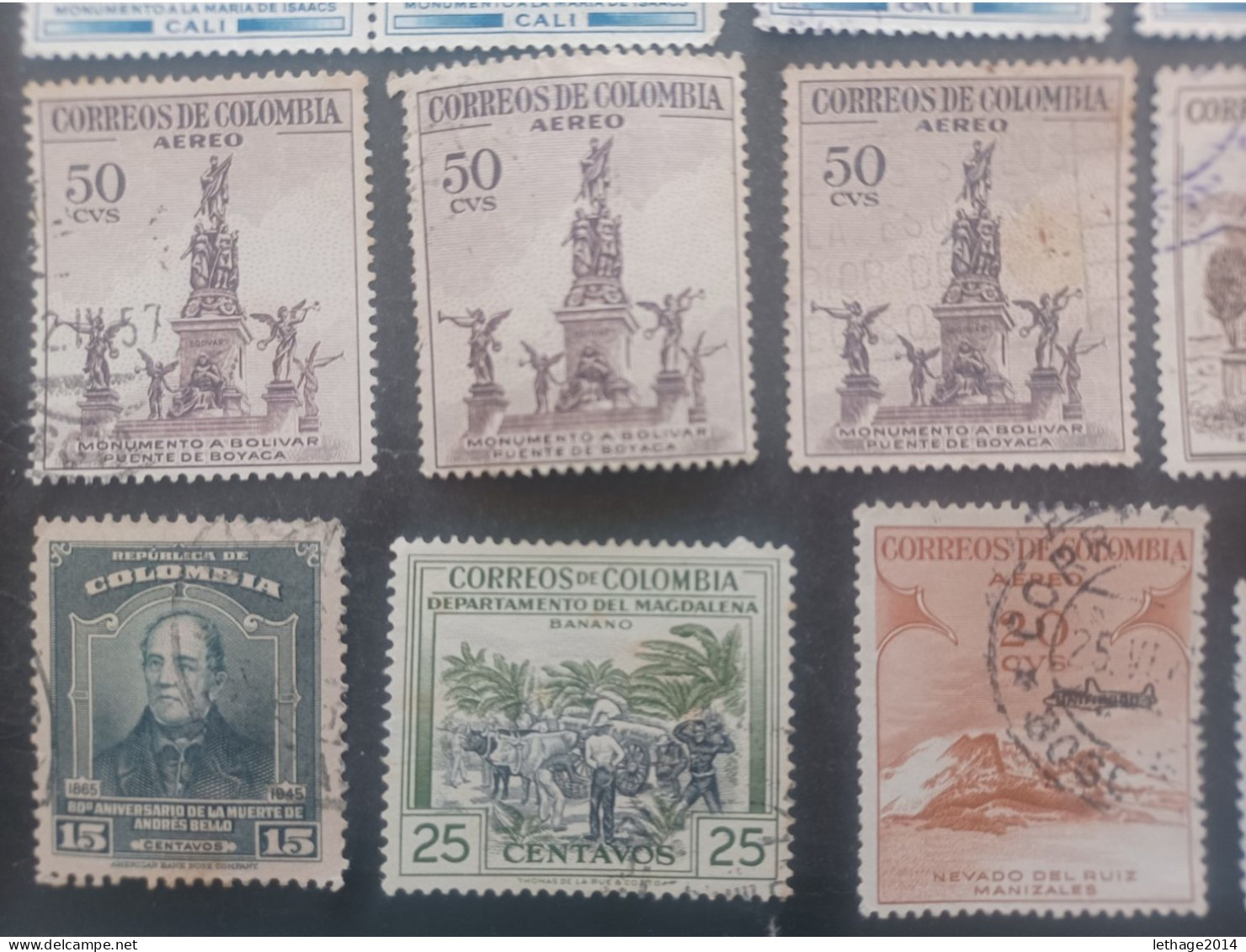 COLOMBIA 1883 EAGLE +TELEGRPHOS SIGNATURE OF EXPERT + STOCK LOT MIX + 82 SCANNERS