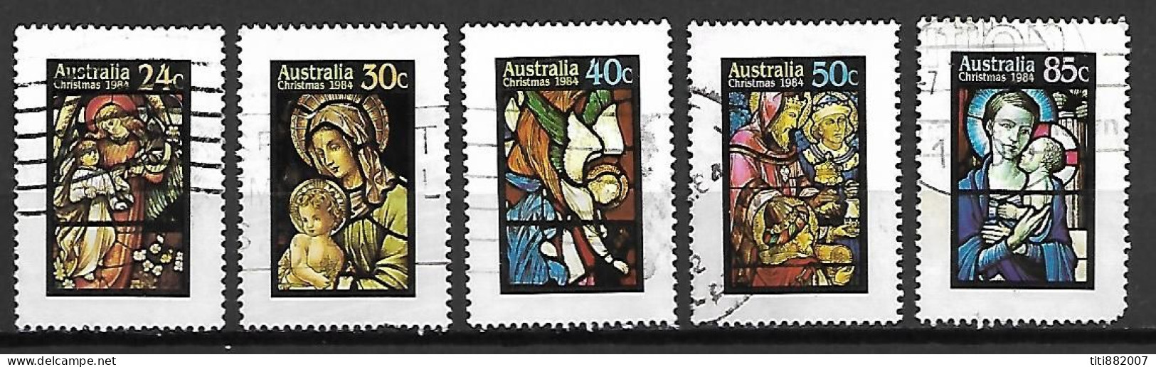 AUSTRALIE   -  1984.   Noël / Christmas.  Série  Complète - Used Stamps