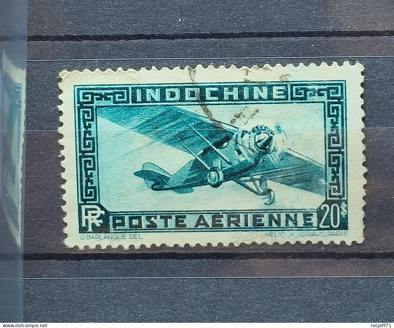 04 - 24 - Indochine - Poste Aérienne N°46 - Oblitérés