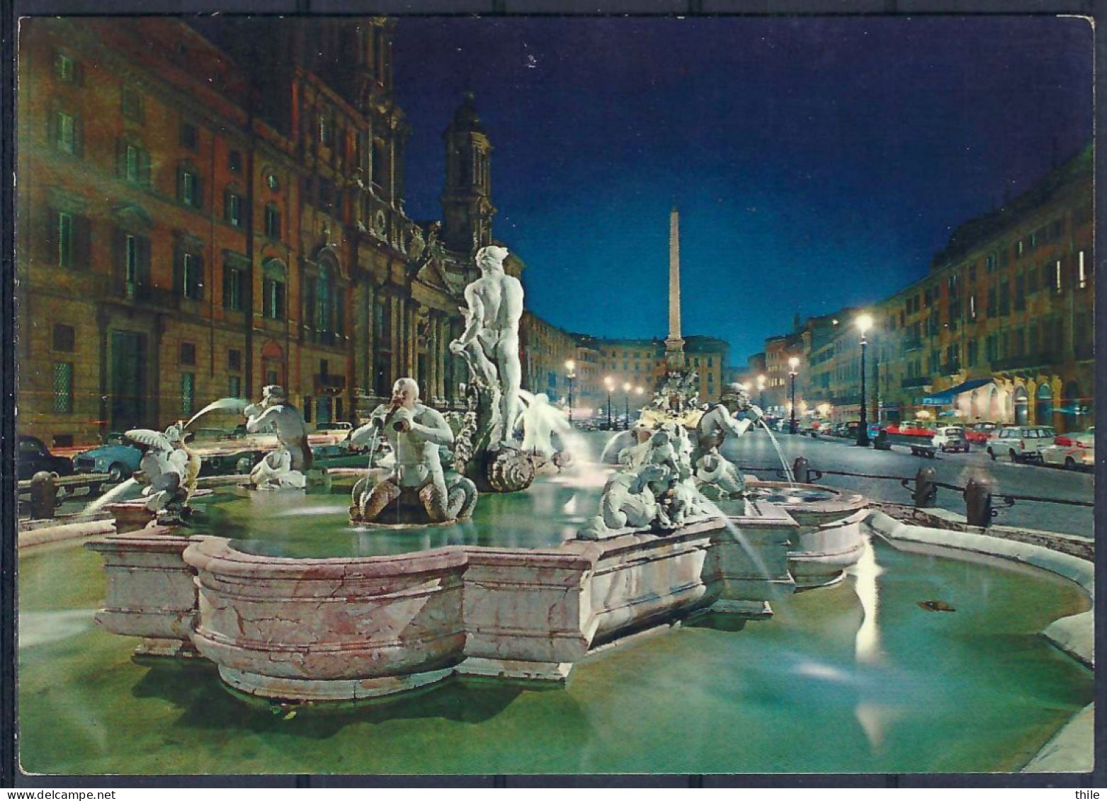 ROME ROMA - Piazza Navona - Di Notte - La Nuit - Orte & Plätze