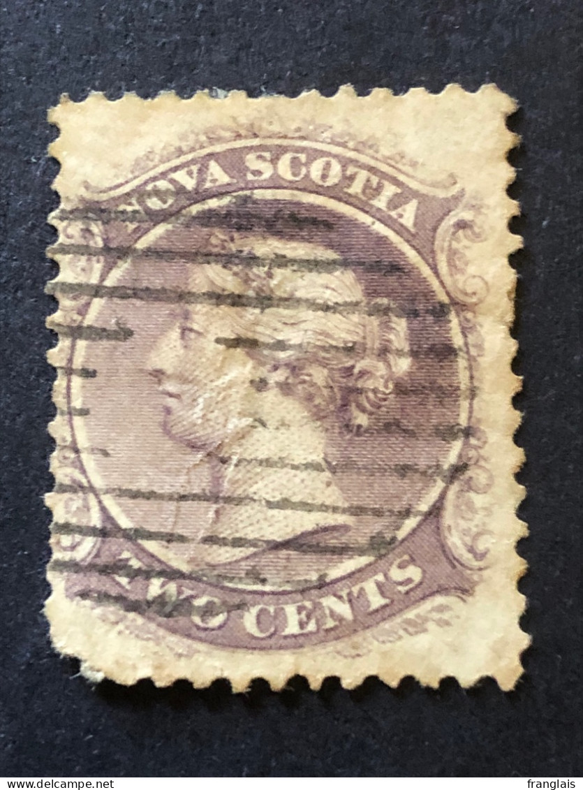 NOVA SCOTIA. 2c Dull Purple FU - Used Stamps