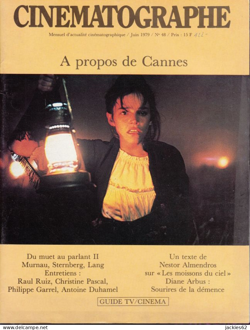 29/ CINEMATOGRAPHE N° 48/1979, Voir Sommaire, Cannes, Paul Ruiz, C. Pascal, Ph. Garrel, A. Duhamel - Cinema