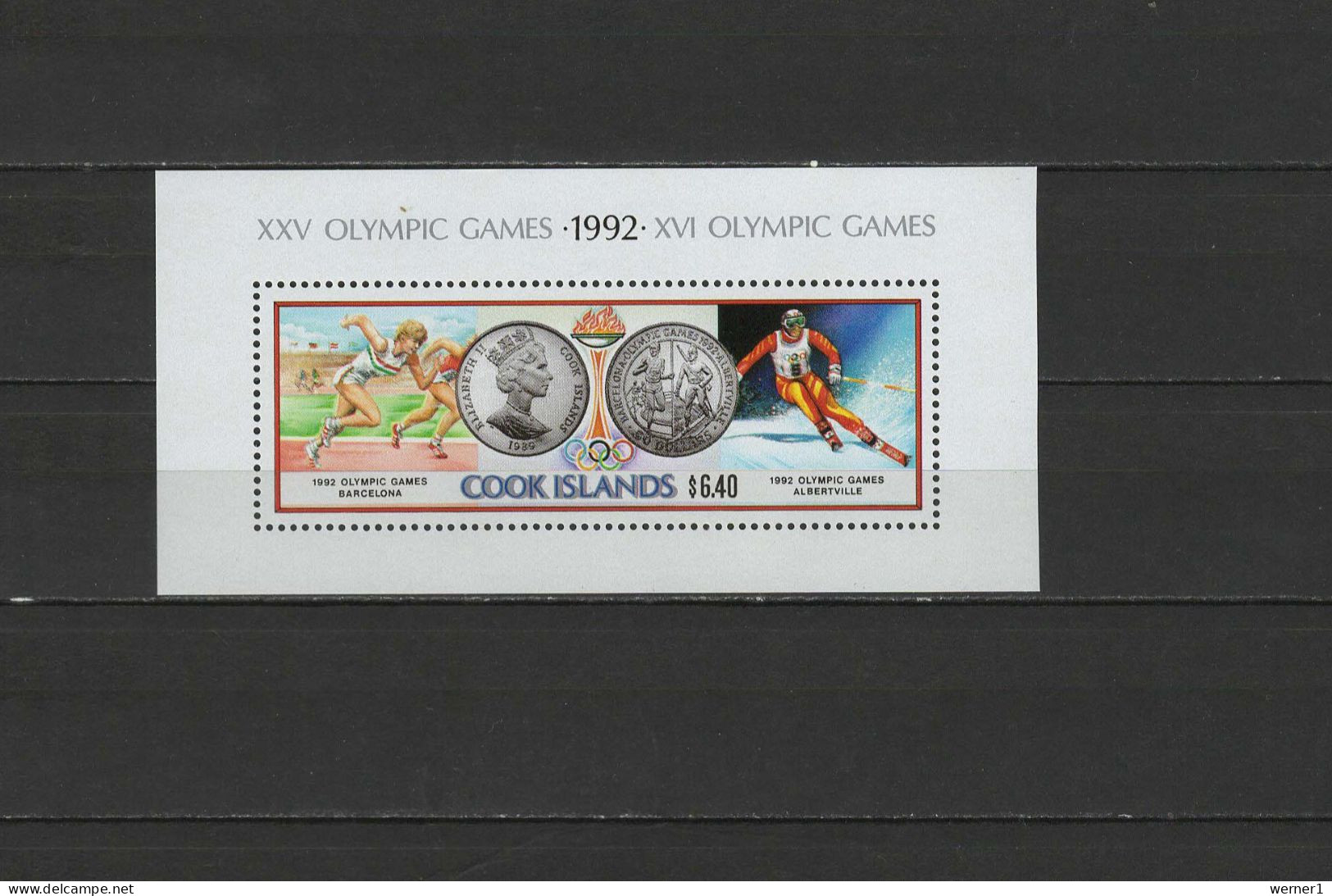 Cook Islands 1991 Olympic Games Barcelona / Albertville S/s MNH - Zomer 1992: Barcelona