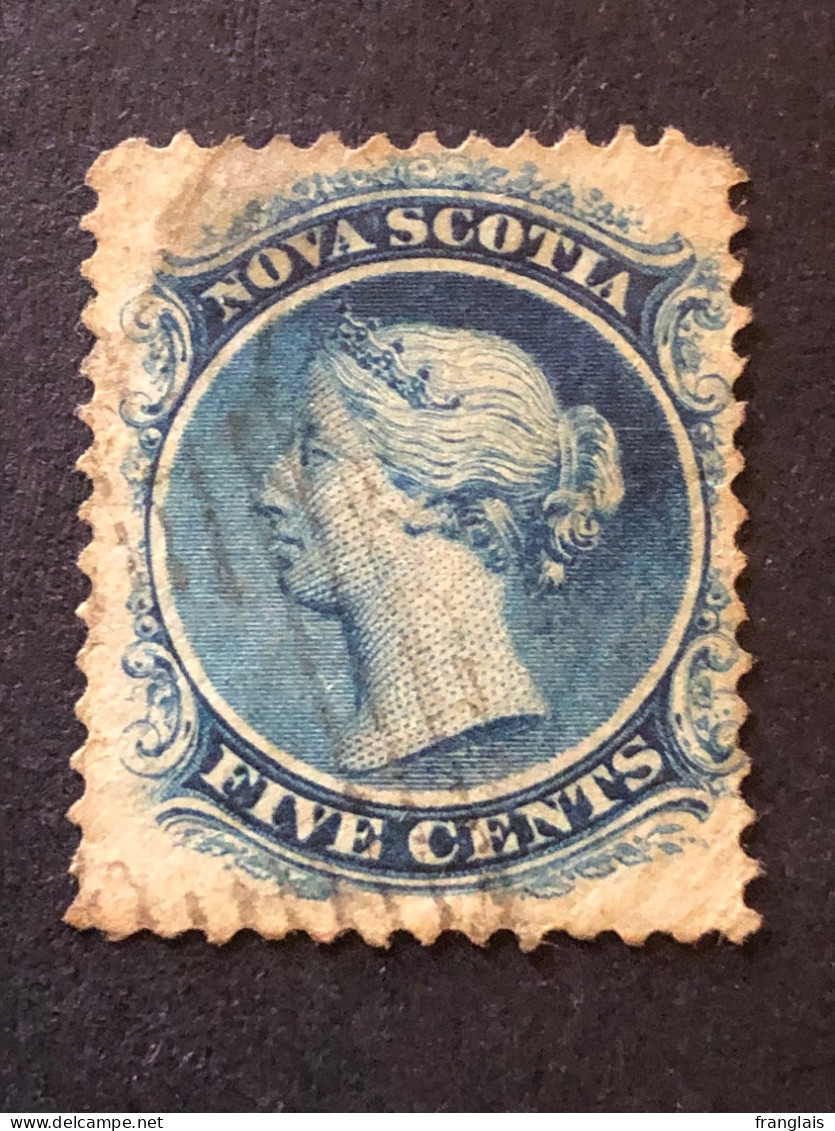 NOVA SCOTIA. 5c Blue FU - Used Stamps