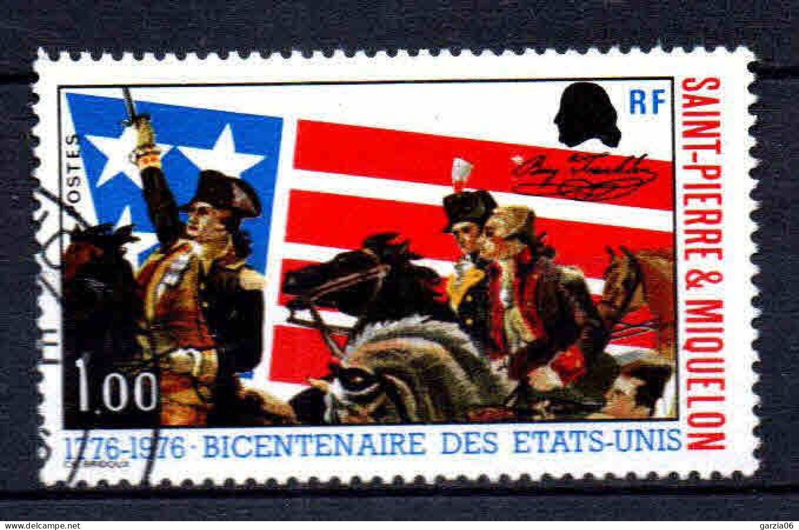 St Pierre Et Miquelon  - 1976 -  Indépendance Des USA - N° 449  - Oblit - Used - Gebruikt