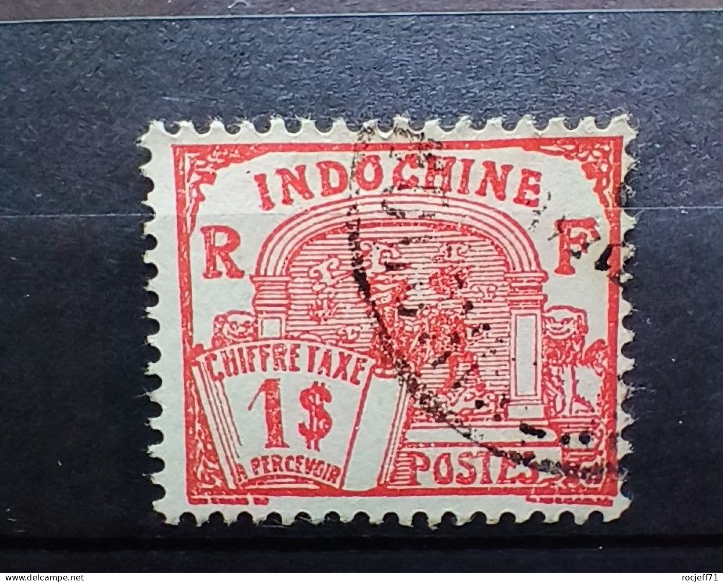 04 - 24 - Indochine - Timbres Taxe  N° 56 Oblitéré - Portomarken