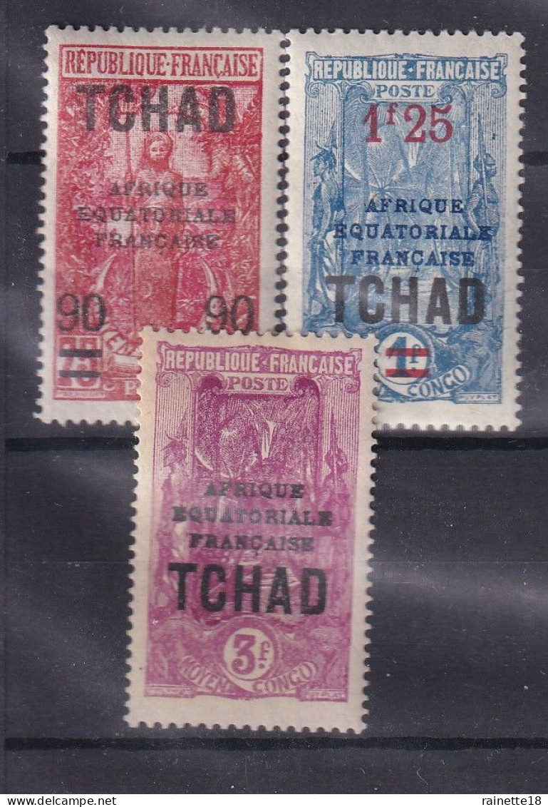 Tchad     47/48 * + 50 * - Unused Stamps
