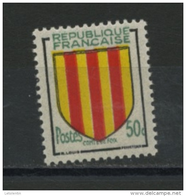 FRANCE -  ARMOIRIE CONTE DE FOIX - N° Yvert  1044** - 1941-66 Coat Of Arms And Heraldry