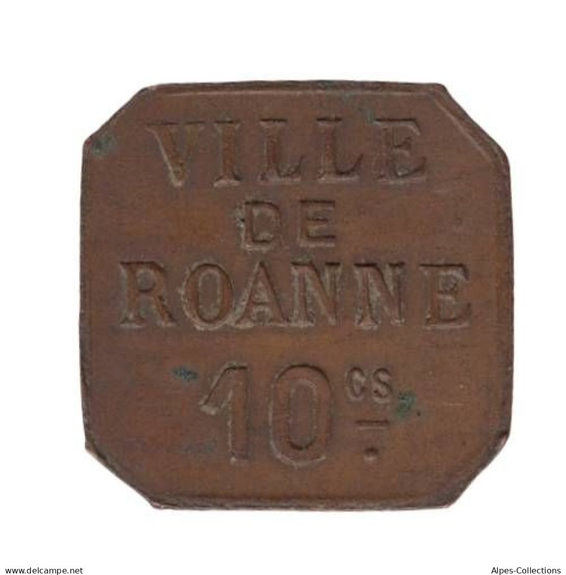 ROANNE - 01.01 - Monnaie De Nécessité - 10 Centimes - Ville De Roanne - Notgeld