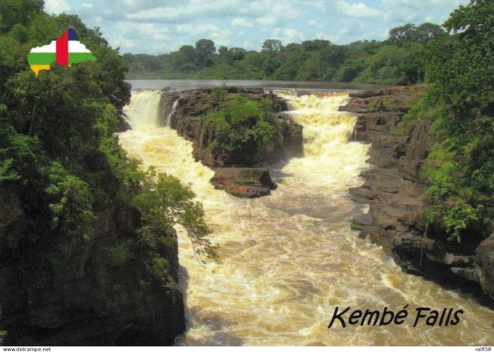 1 AK Zentralafrikanische Republik * Kembé Wasserfall Bei Der Stadt Kembé * Central African Republic - Kembé Falls * - Central African Republic