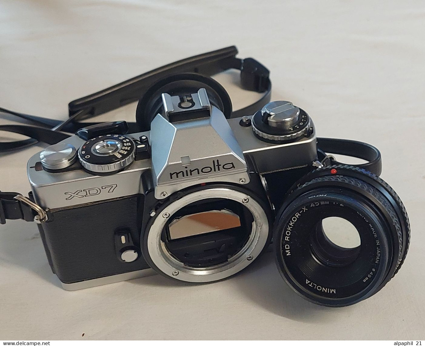 Minolta XD7 Silver With Lenses And Flash - Appareils Photo