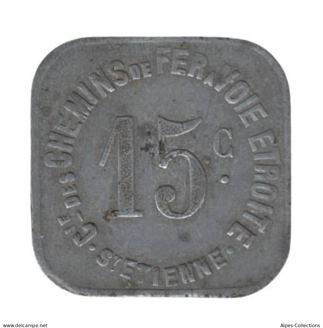 SAINT ETIENNE - 175.01 - Monnaie De Nécessité - 15 Centimes - Monétaires / De Nécessité