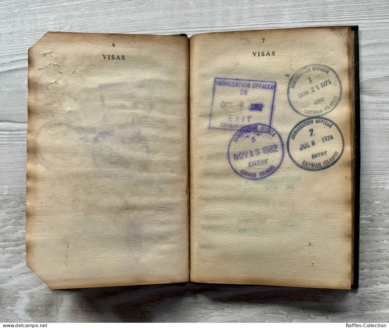 British Cayman Islands 1973 Passport Passeport Reisepass Pasaporte **ULTRA RARE** - Documenti Storici