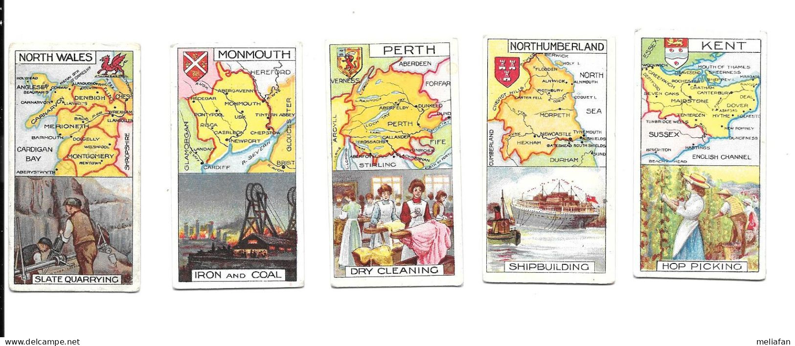 CJ33 - SERIE COMPLETE 25 CARTES CIGARETTES PLAYERS - ENGLISH COUNTIES - Player's