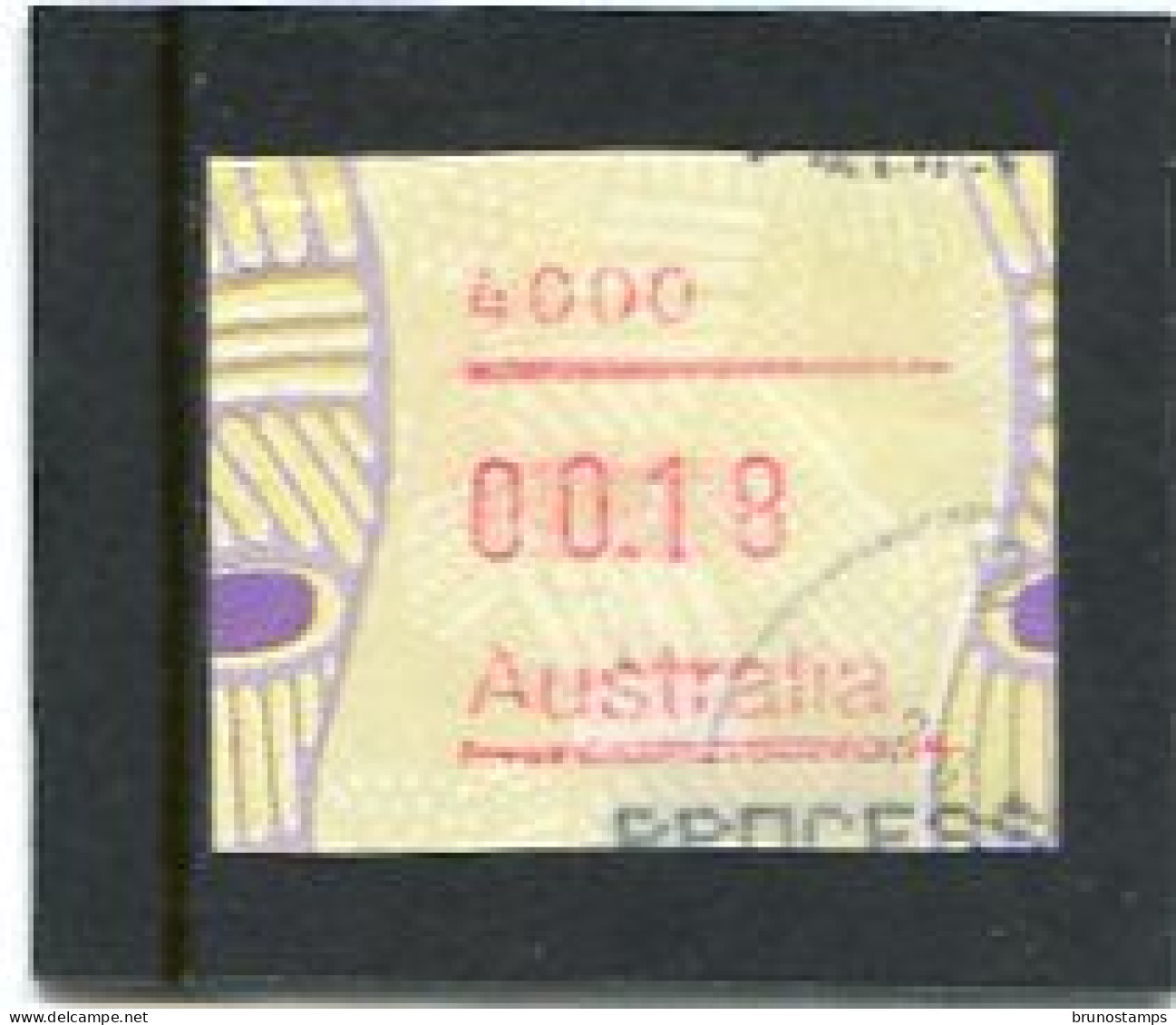 AUSTRALIA - 1999  18c  FRAMA  TIWI  POSTCODE 4000 (BRISBANE)   FINE USED - Automatenmarken [ATM]