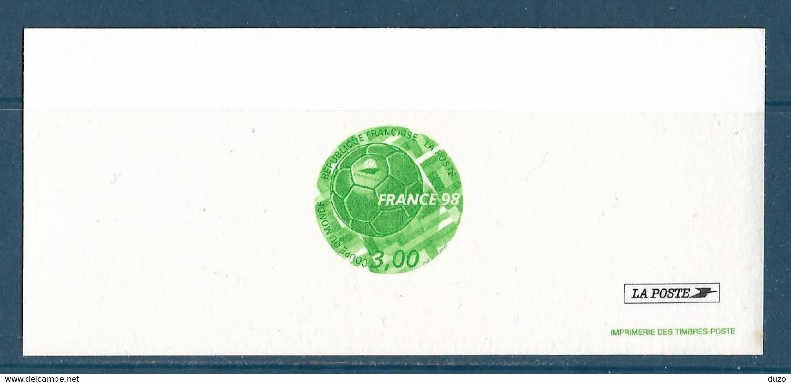 1◙ Série de 10 gravures épreuves de luxe Coupe du Monde 1998 Y&T N°3139 Football soccer world cup france 98