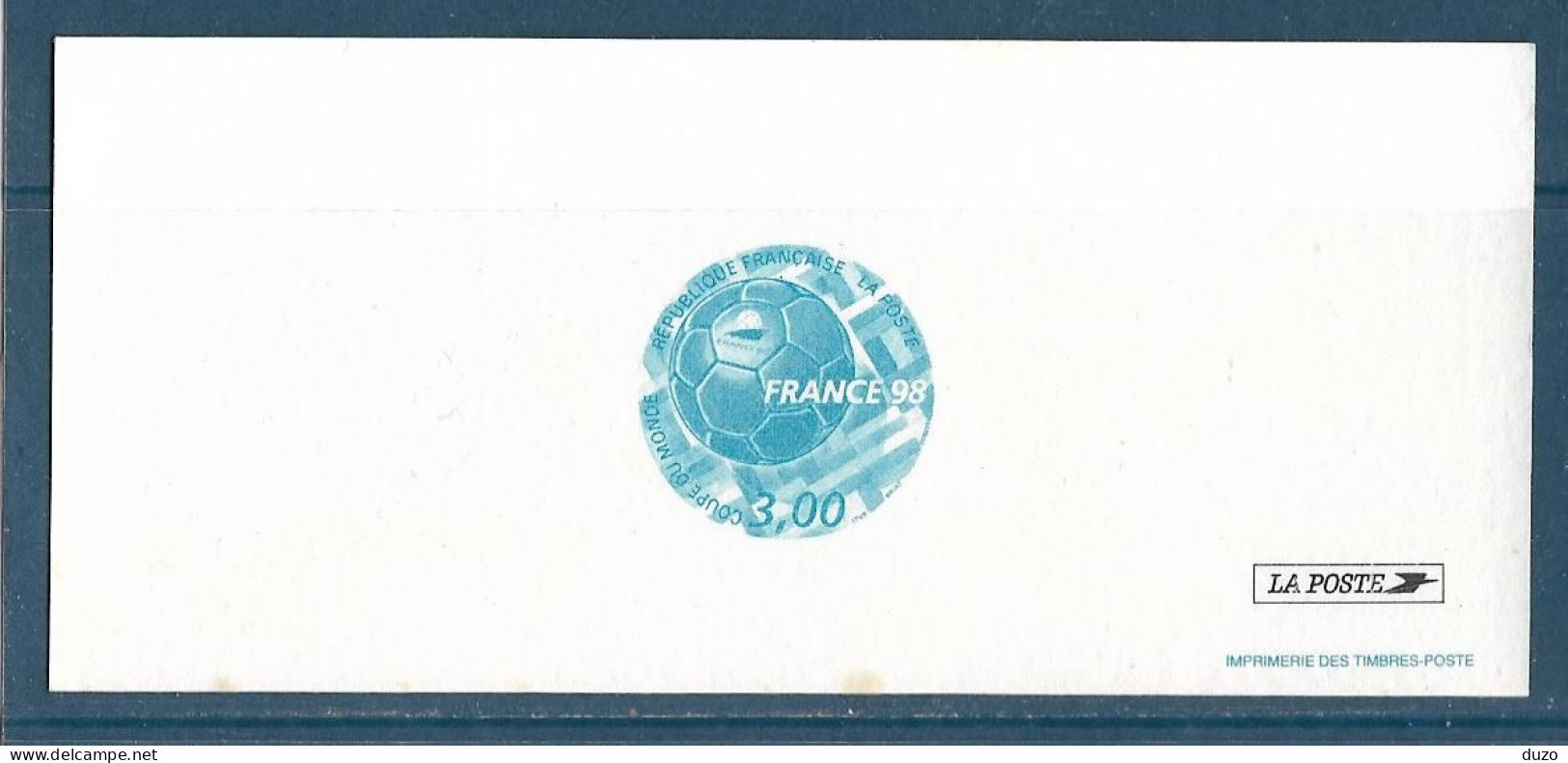 1◙ Série de 10 gravures épreuves de luxe Coupe du Monde 1998 Y&T N°3139 Football soccer world cup france 98