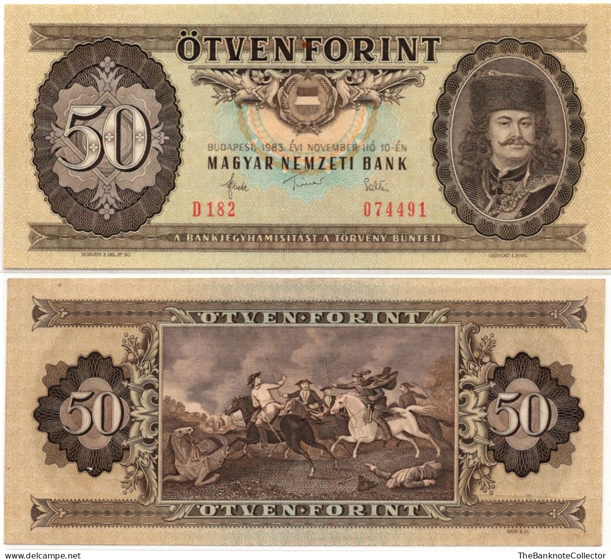 Hungary 50 Forint 1980-1983 P-170 EF - Ungarn