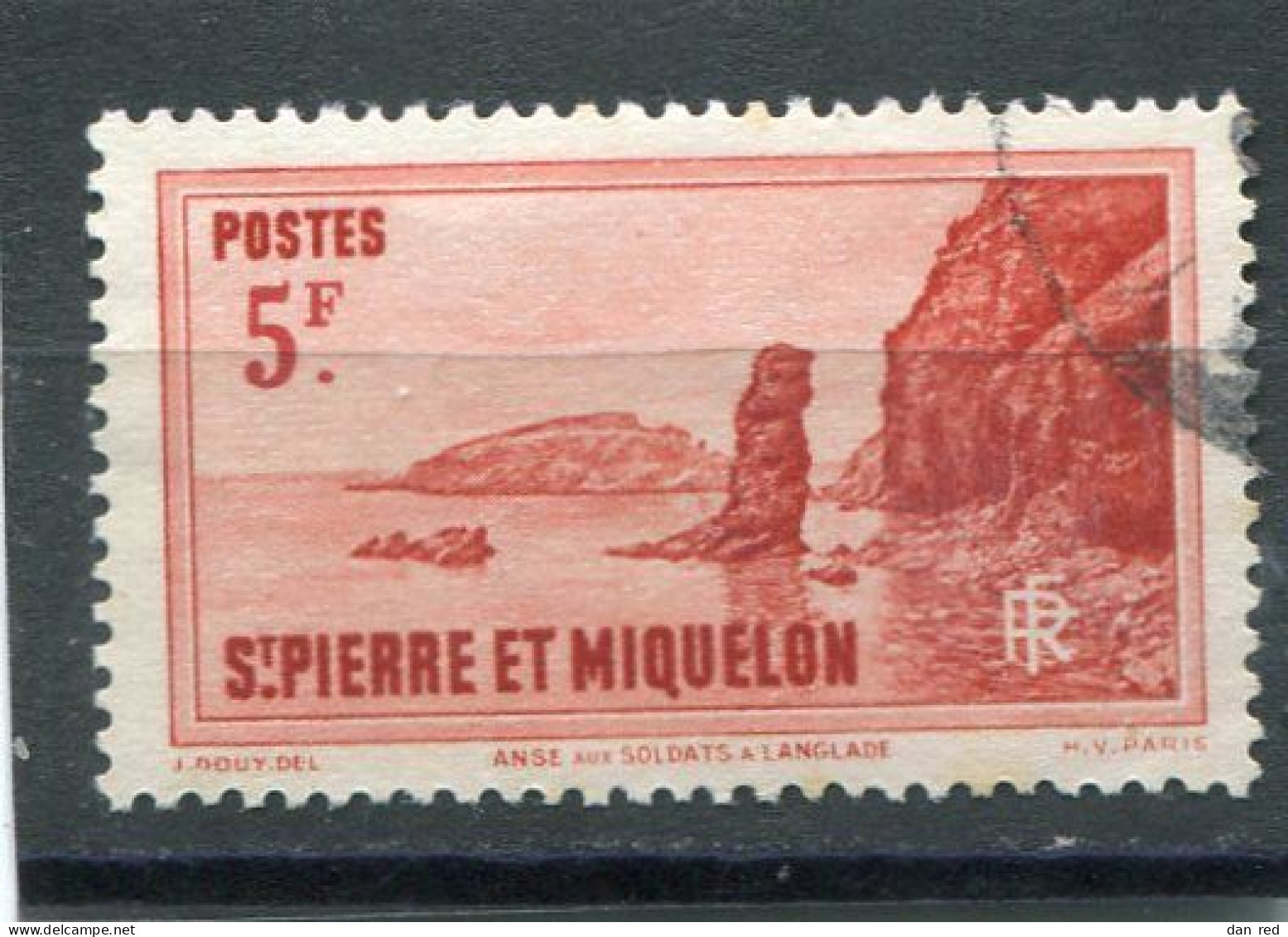 SAINT-PIERRE ET MIQUELON N° 186 (Y&T) (Oblitéré) - Oblitérés