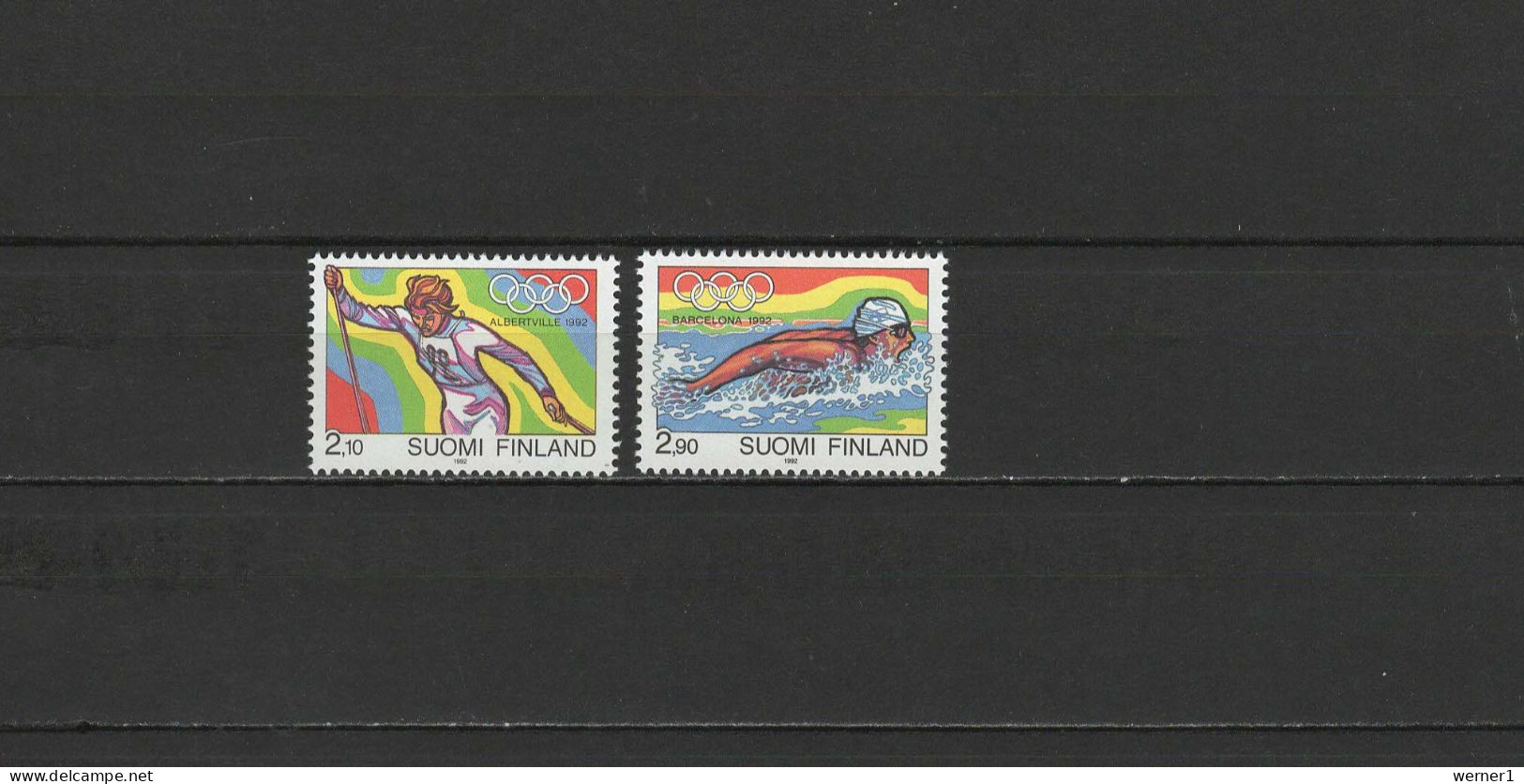 Finland 1992 Olympic Games Barcelona / Albertville Set Of 2 MNH - Verano 1992: Barcelona