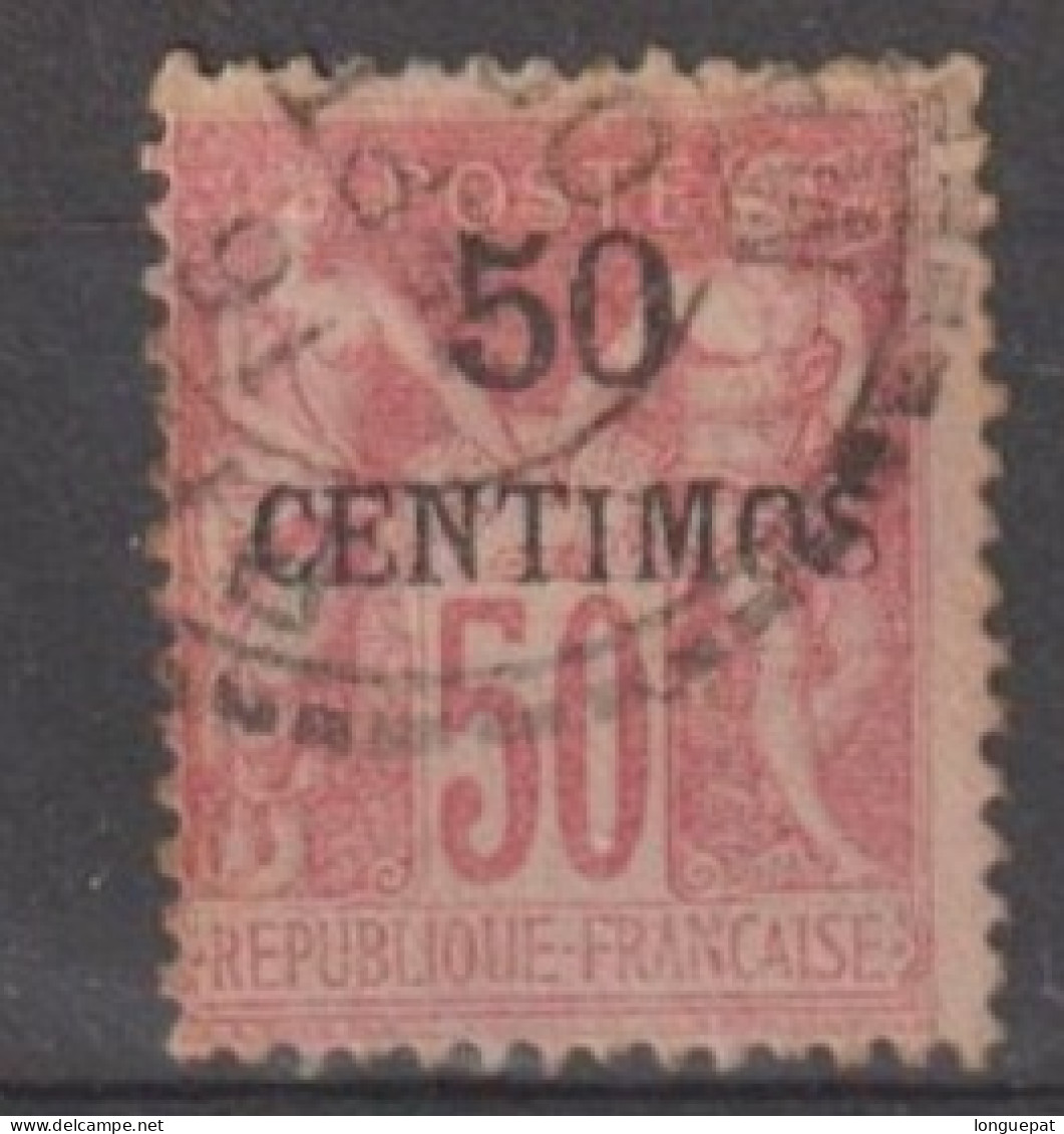 MAROC : Bureaux Français, Timbre De France De 1876-1900 Surchargé - Used Stamps