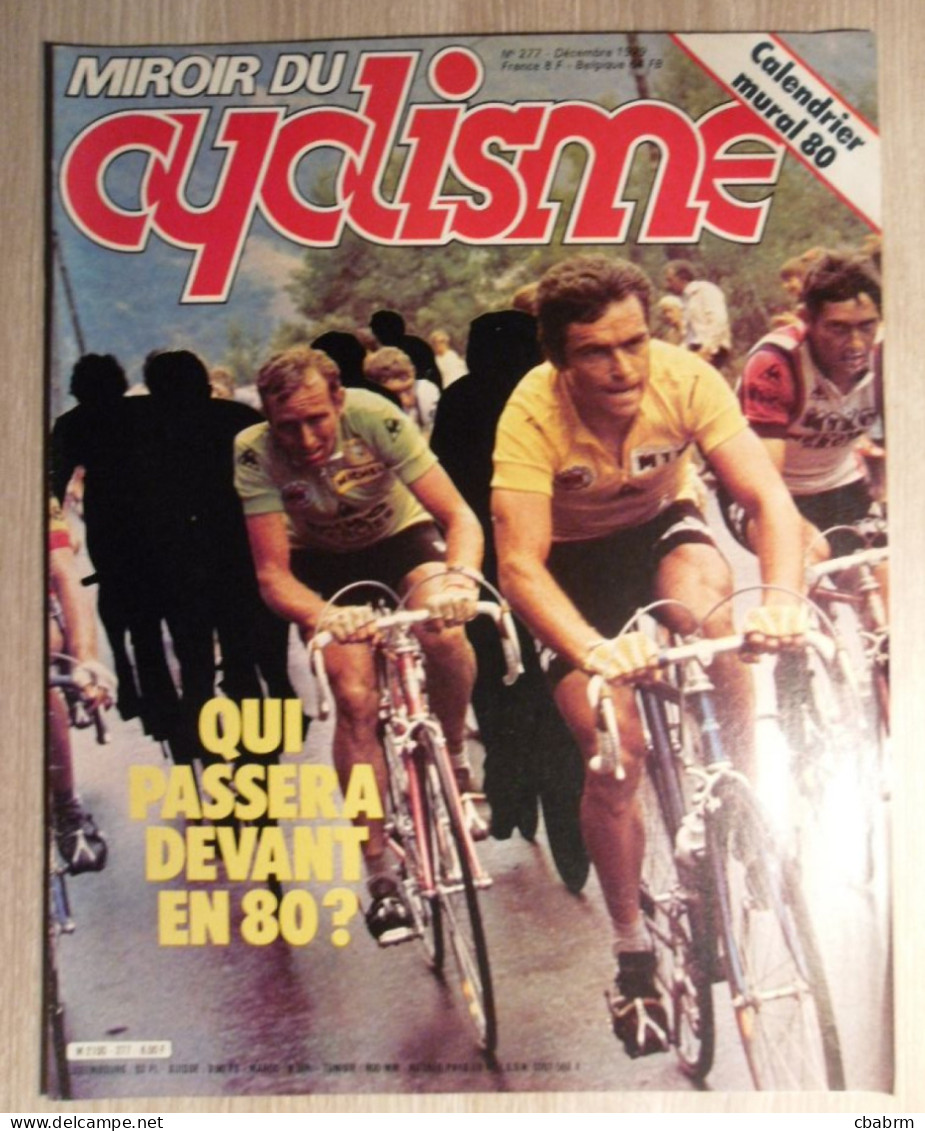 MIROIR DU CYCLISME 277 En 1979 CALENDRIER 80 CYCLO CROSS PLAISANCE DE VLAEMINCK - 1950 à Nos Jours