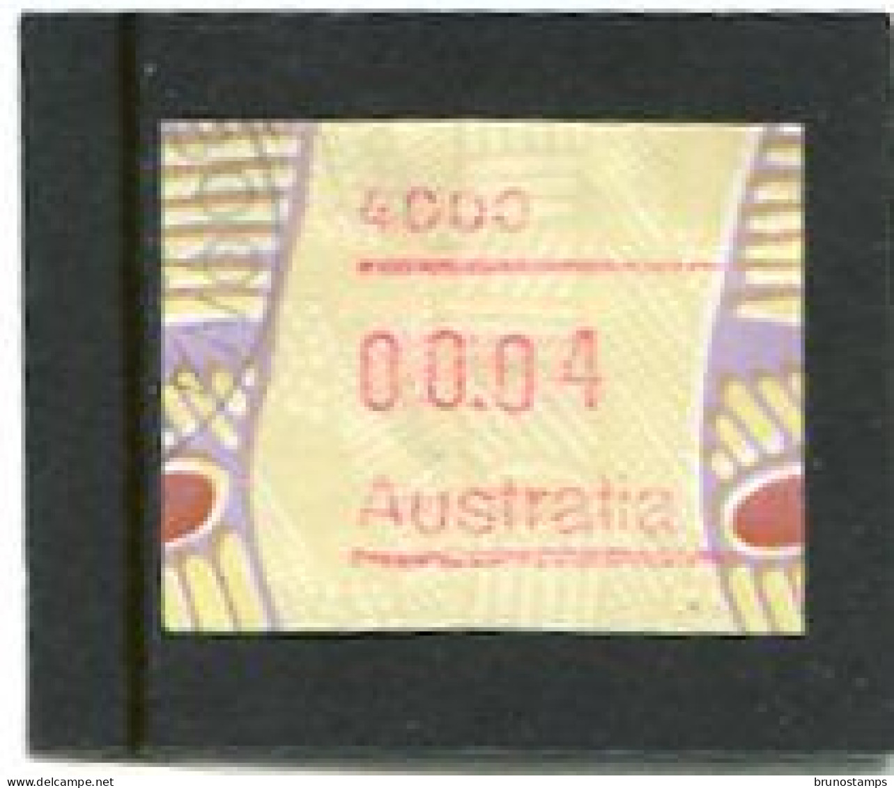 AUSTRALIA - 1999  4c  FRAMA  TIWI  POSTCODE 4000 (BRISBANE)   FINE USED - Automaatzegels [ATM]