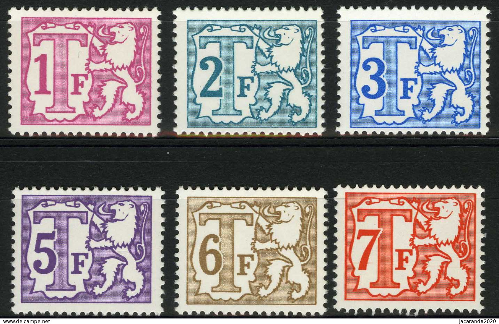 TX 66P5/71P5 - Strafportzegels - POLYVALENT Papier - 6w. - Stamps
