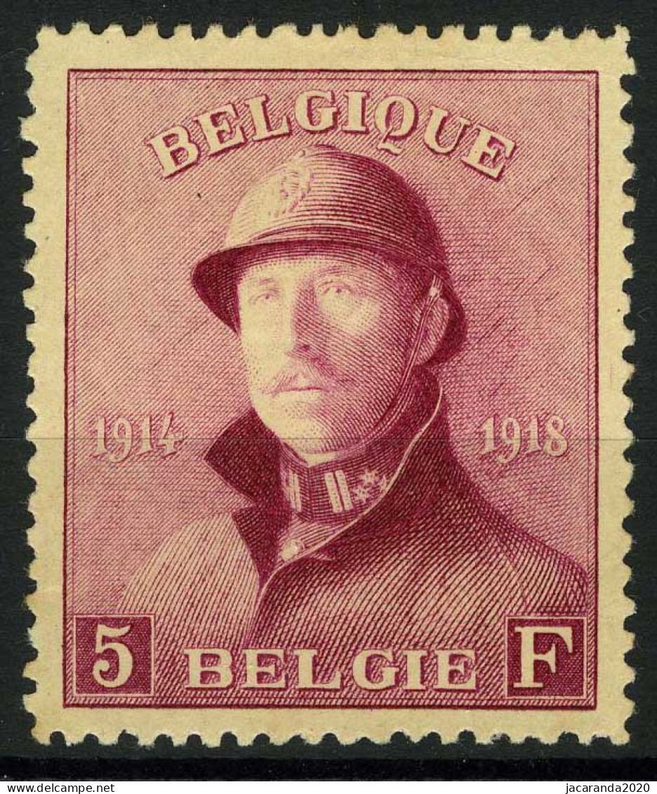 België 177 (*) - Koning Albert I Met Helm - Nieuw Zonder Gom - Neuf Sans Gomme - New Without Gum - 1919-1920 Behelmter König