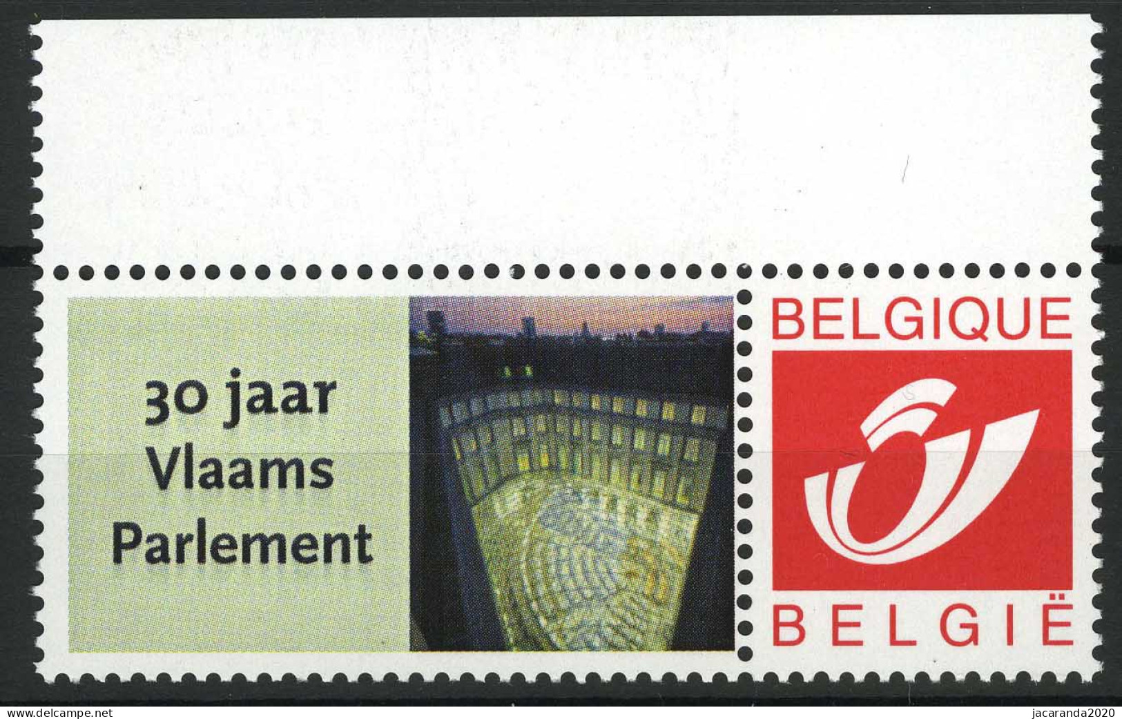 België 3181 - Duostamp - 30 Jaar Vlaams Parlement - Ungebraucht