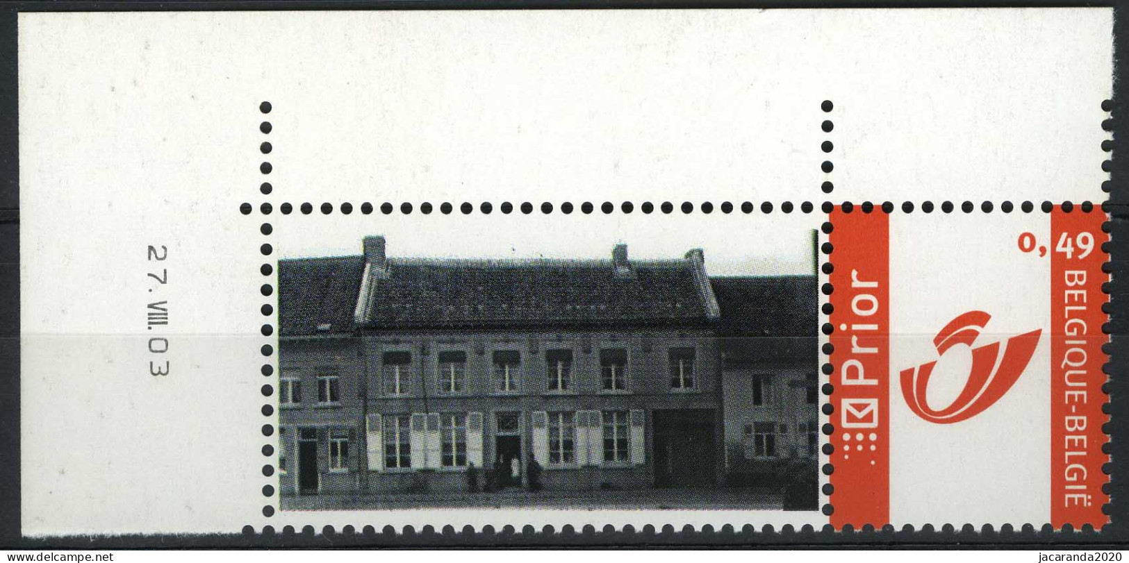 België 3228 - Duostamp - Huis - Met Hoekdatum - Ungebraucht